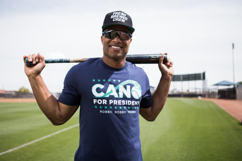 seattle mariners baseball player, Robinson Cano, featured in video production